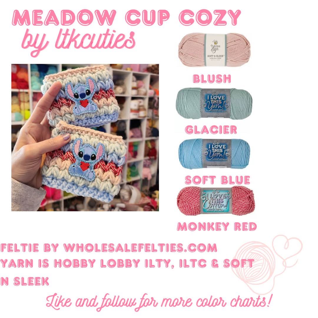 Cup Cozy Color Chart