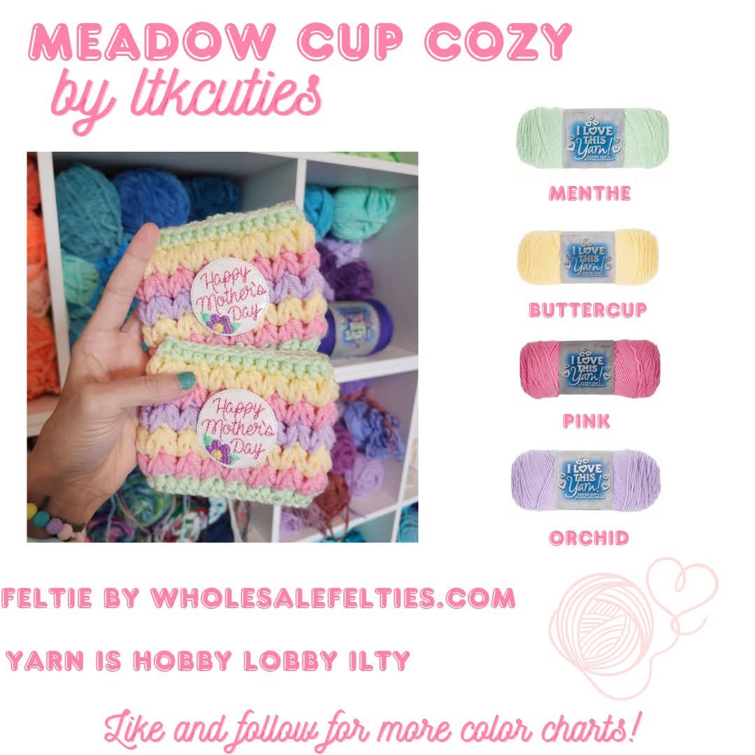 Cup Cozy Color Chart