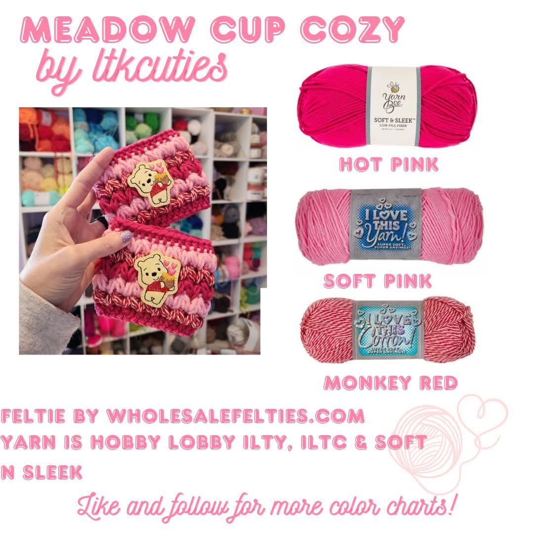 Cup Cozy Color Chart