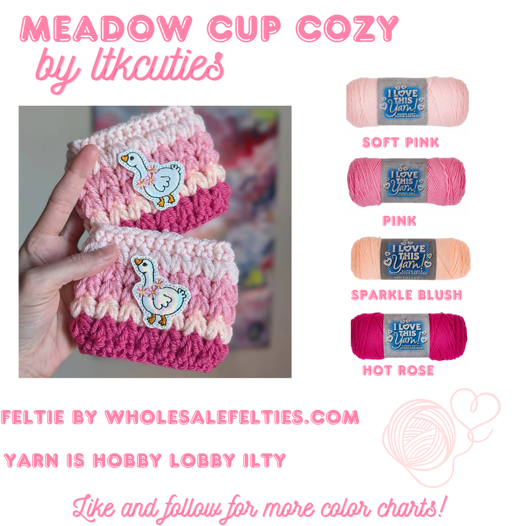 Cup Cozy Color Chart