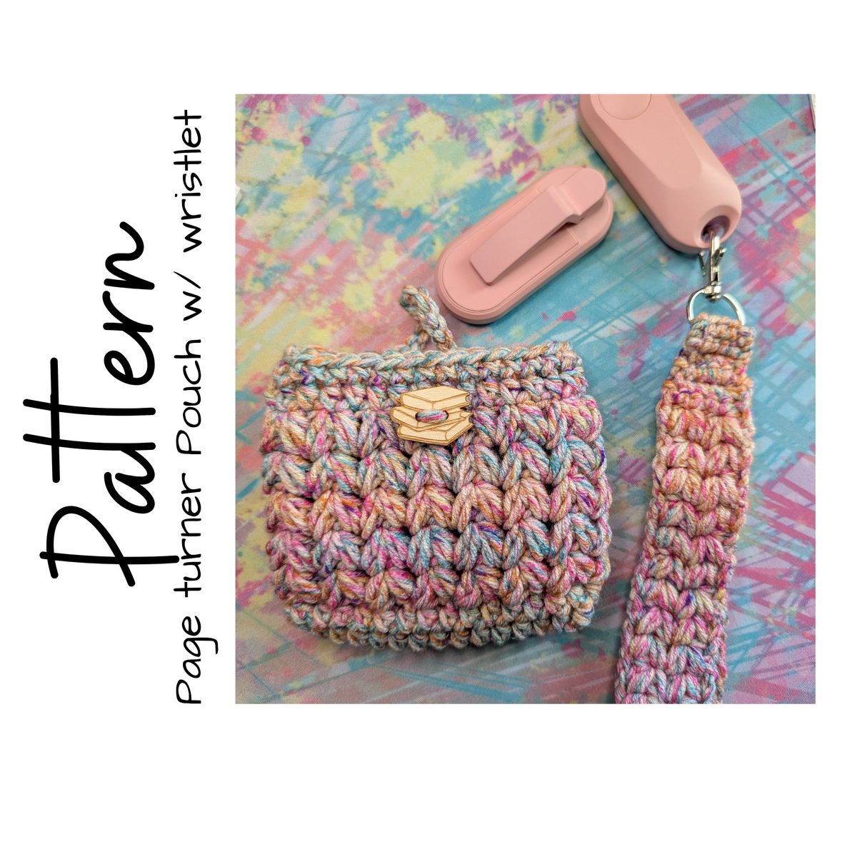 Kindle Page Turner Pouch crochet pattern